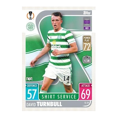 David Turnbull Celtic Shirt Service SS24