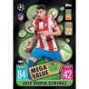 Oferta Cromos José María Giménez Mega Value Topps Champions League Match Attax Extra 2021