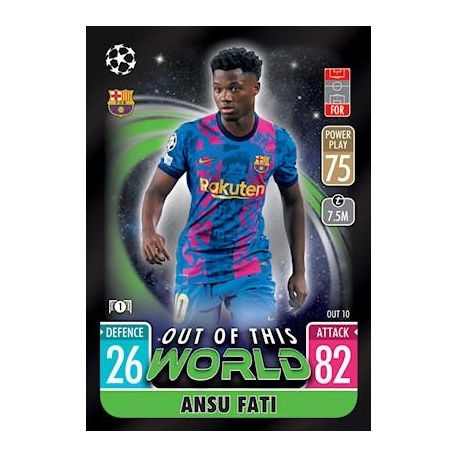 Ansu Fati Barcelona Out of this World OUT10