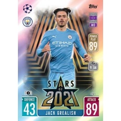 Jack Grealish Manchester City Stars of 2021 STA1