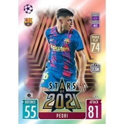 Pedri Barcelona Stars of 2021 STA6