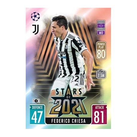 Federico Chiesa Juventus Stars of 2021 STA9