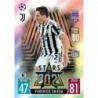 Trading Cards Federico Chiesa Stars of 2021 Match Attax Extra 2021/22