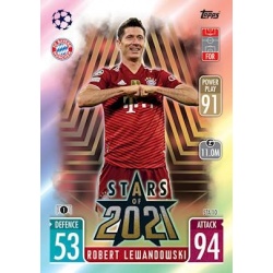 Robert Lewandowski Bayern München Stars of 2021 STA10