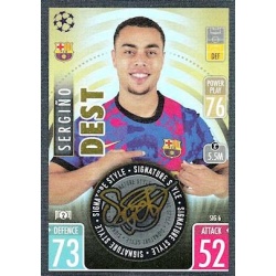 Sergiño Dest Barcelona Signature Style SIG6
