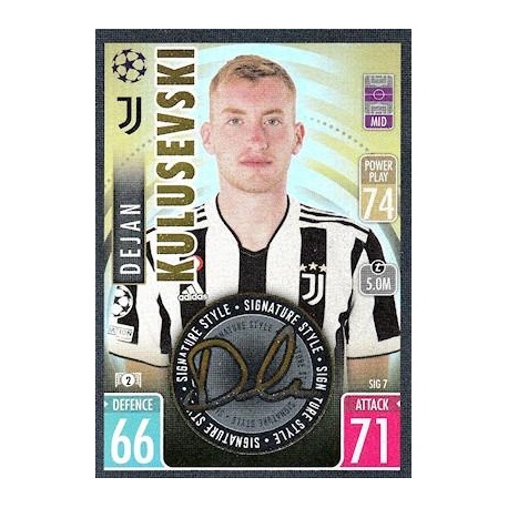 Dejan Kulusevski Juventus Signature Style SIG7
