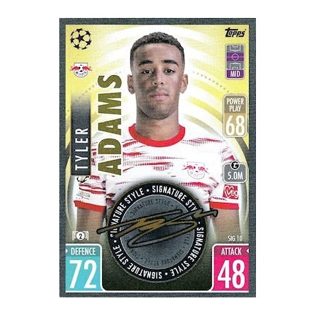 Tyler Adams RB Leipzig Signature Style SIG10