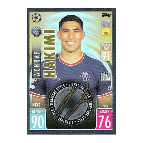 Achraf Hakimi Paris Saint-Germain Signature Style SIG11