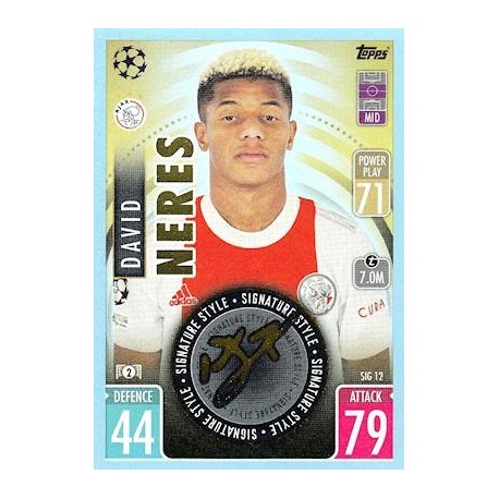 David Neres Ajax Signature Style SIG12