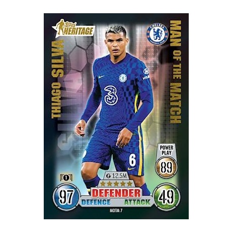 Thiago Silva Chelsea Heritage Man of the Match MOTM7