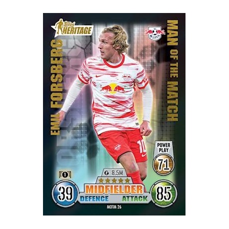 Emil Forsberg RB Leipzig Heritage Man of the Match MOTM26