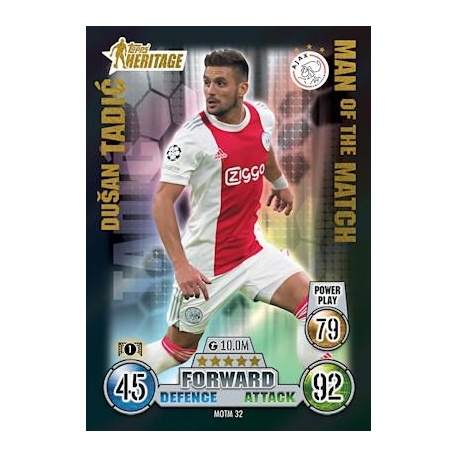 Dušan Tadić Ajax Heritage Man of the Match MOTM32