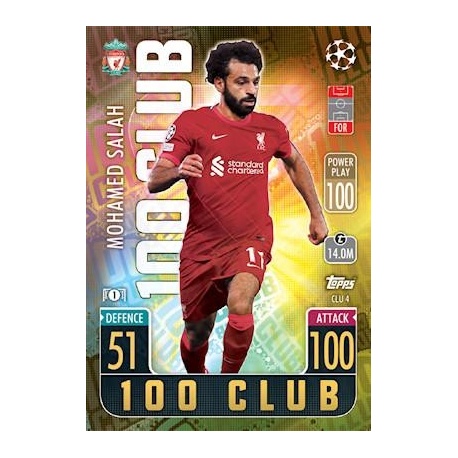Mohamed Salah Liverpool 100 Club CLU4