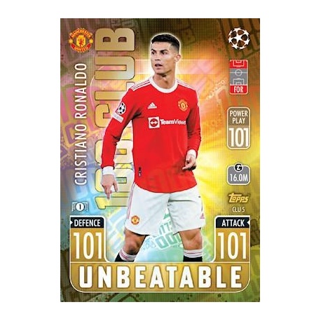 Cristiano Ronaldo Manchester United - 101 Unbeatable 100 Club CLU5
