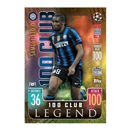 Samuel Eto'o Internazionale Milano 100 Club Legend LEG5