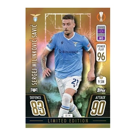 Sergej Milinković-Savić SS Lazio Limited Edition LE14