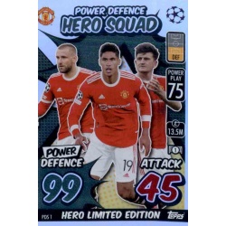 Luke Shaw Manchester United Power Defence Hero Squad - Hero Limited Edition PDS1
