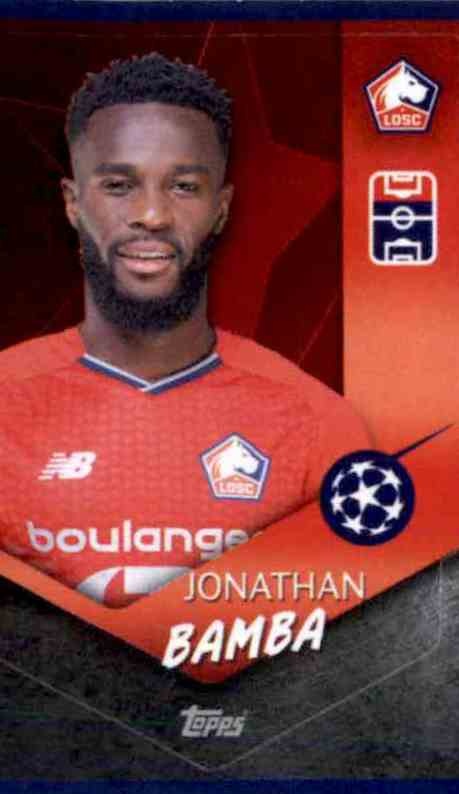 Champions League 19 20 Sticker 253 Jonathan Bamba Top Scorer Lille Metropole 