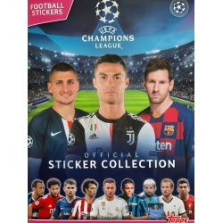 Album Uefa Champions League Official Sticker Collection 2019-20 Topps + 4 Packs