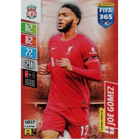 Joe Gomez Liverpool UE17