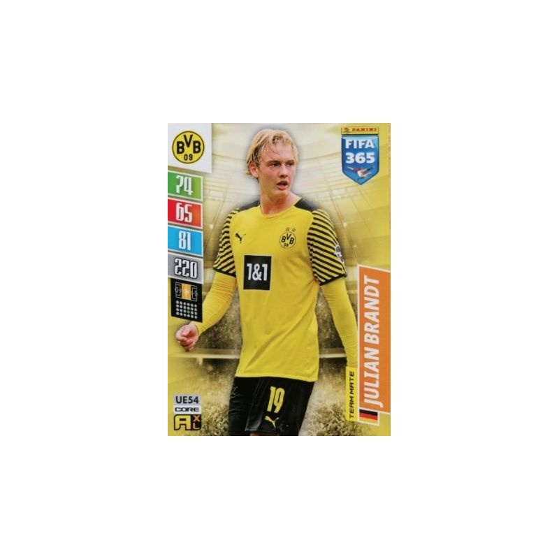 Brandt Panini Adrenalyn XL Fifa 365 2021 Team Mate Numéro 163 Julian Brandt 