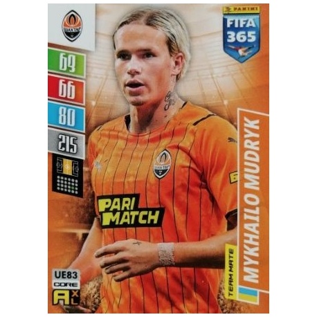 Mykhailo Mudryk Shakhtar Donetsk UE83