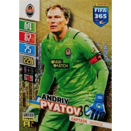 Andriy Pyatov Captain UE123