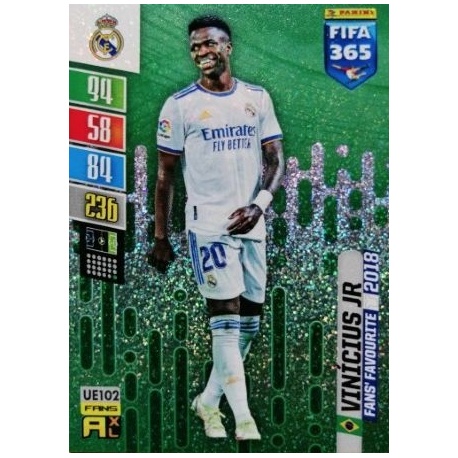 Sale Trading Cards Vinícius Jr Real Madrid Fans' Favourite Update