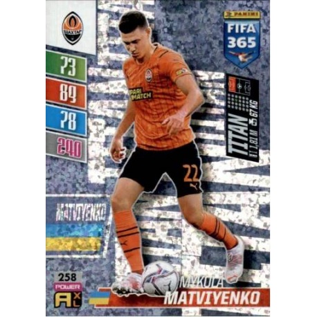 Mykola Matviyenko Titan Shakhtar Donetsk 258