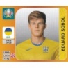 Soccer Sticker Eduard Sobol Ukraine Panini Euro 2020 Tournament Edition