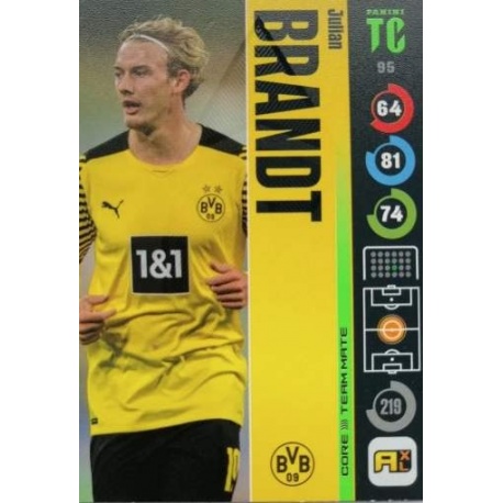Panini Top Class 2022 BRANDT Borussia Dortmund n 95 