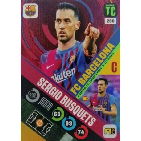 Sergio Busquets Captain Barcelona 200