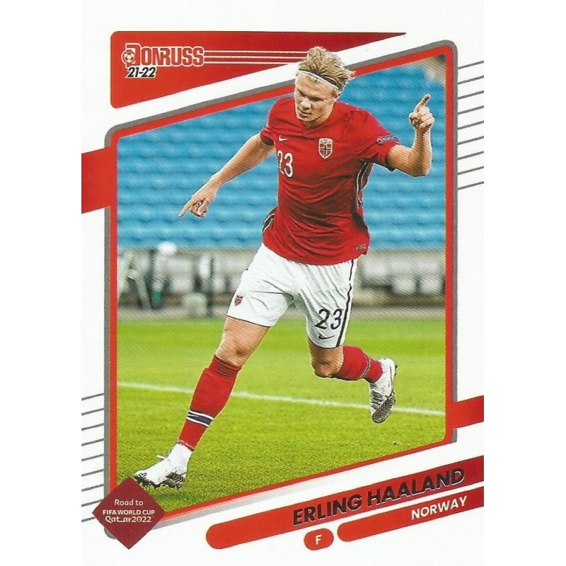 Trading Cards Erling Haaland Base Norway Panini Donruss Soccer Road To
