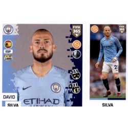 David Silva - Manchester City 54 Panini FIFA 365 2019 Sticker Collection