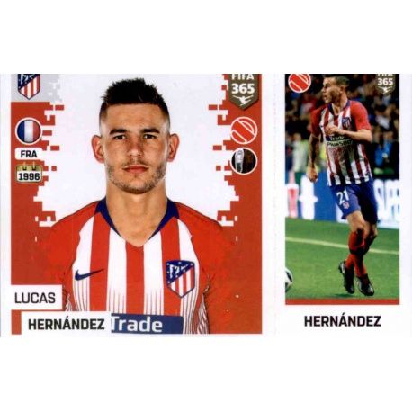 Lucas Hernández - Atlético Madrid 67 Panini FIFA 365 2019 Sticker Collection