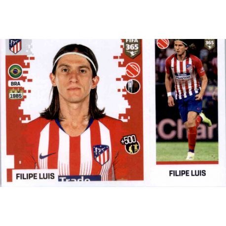 Filipe Luis - Atlético Madrid 68 Panini FIFA 365 2019 Sticker Collection