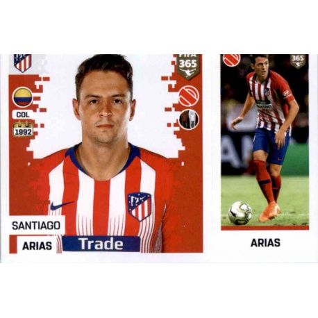 Santiago Arias - Atlético Madrid 69 Panini FIFA 365 2019 Sticker Collection
