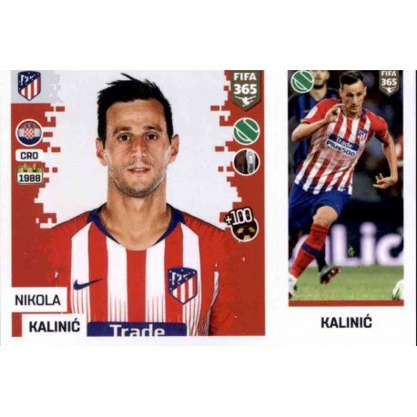 Nikola Kalinić - Atlético Madrid 77 Panini FIFA 365 2019 Sticker Collection