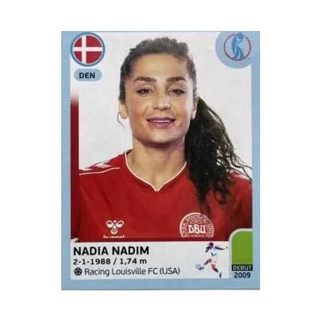 Sticker 71 Frauen EM2017 Dänemark Nadia Nadim 