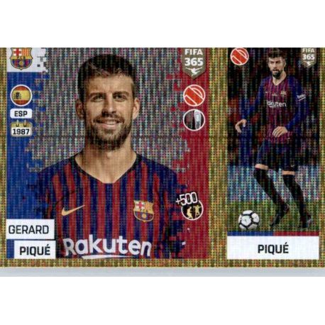 Gerard Piqué - Barcelona 81 Panini FIFA 365 2019 Sticker Collection