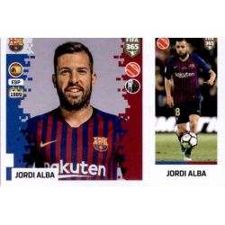 Jordi Alba - Barcelona 84 Panini FIFA 365 2019 Sticker Collection