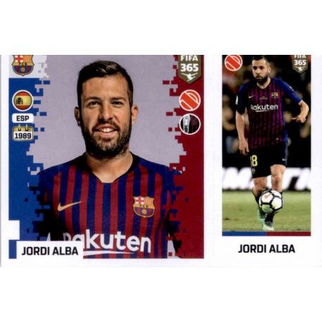Jordi Alba - Barcelona 84 Panini FIFA 365 2019 Sticker Collection