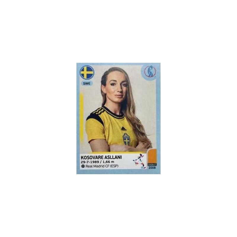 Schweden Kosovare Asllani Panini Frauen WM 2019 Sticker 475 