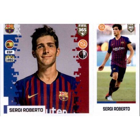 Sergio Roberto - Barcelona 86 Panini FIFA 365 2019 Sticker Collection