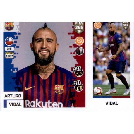 Arturo Vidal - Barcelona 88 Panini FIFA 365 2019 Sticker Collection
