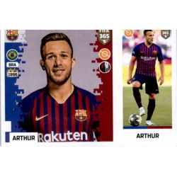 Arthur - Barcelona 90 Panini FIFA 365 2019 Sticker Collection