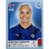 Offer Sticker Glódís Perla Viggósdóttir Iceland Panini Uefa Women's Euro 2022