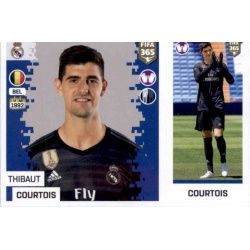 Thibaut Courtois - Real Madrid 96 Panini FIFA 365 2019 Sticker Collection
