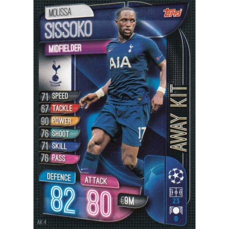 Moussa Sissoko Tottenham Hotspur Away Kit AK4