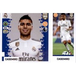 Casemiro - Real Madrid 106 Panini FIFA 365 2019 Sticker Collection